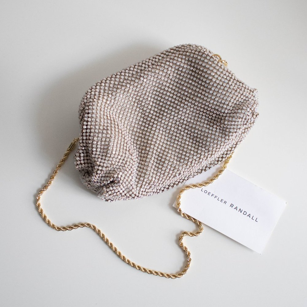 LOEFFLER RANDALL Doris Opal Diamanté Mini Pouch